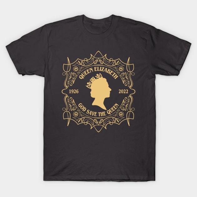 Queen Elizabeth. T-Shirt by lakokakr